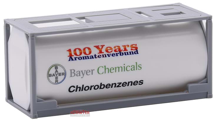 Bild von Bayer Chemicals 100 Years "Chlorobenzenes",  20ft. van-Hool-Tankcont.