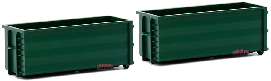 Bild von Abrollmulden U-Boxx, grün (2 Stück) -- Restposten --