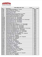 Bild von Artitec Zivil NH Januar 2026 Preisliste
