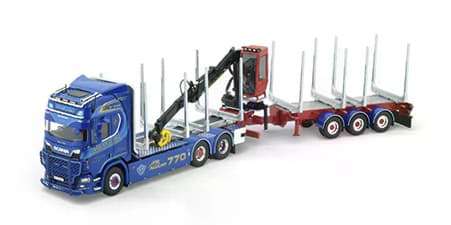 Bild von  Allan Cartner Scania Next Gen R770 Highline vvsp. Holztansporter HZ -1:50-