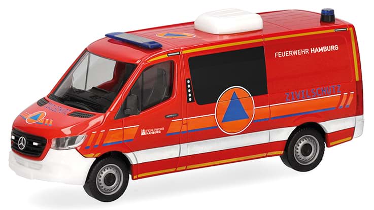 Picture of Vorbestellung Feuerwehr Hamburg "CBRN-ErKW", MB Sprinter 18 Halbbus Flachdach   (NH09/10.2026)