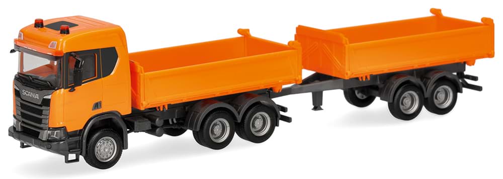 Bild von Vorbestellung Scania CR ND XT Baukipper HZ, kommunalorange (NH09/10.2026)