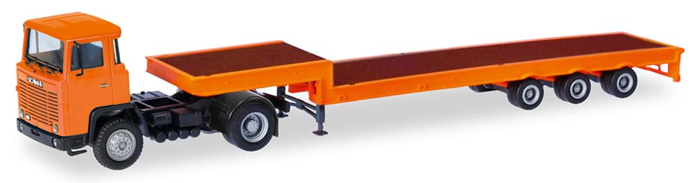 Bild von Vorbestellung Scania 141 Tieflade-Aufl., orange -BASIC- (NH09/10.2026)