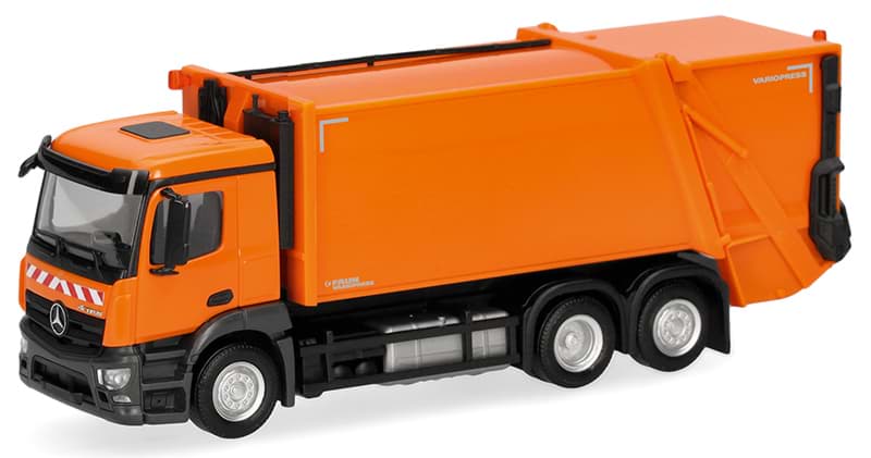 Bild von Vorbestellung Actros M Pressmüllfahrzeug, kommunalorange (NH09/10.2026)