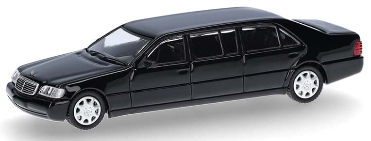 Bild von Vorbestellung MB S600 Pullmann, schwarz (NH09/10.2026)