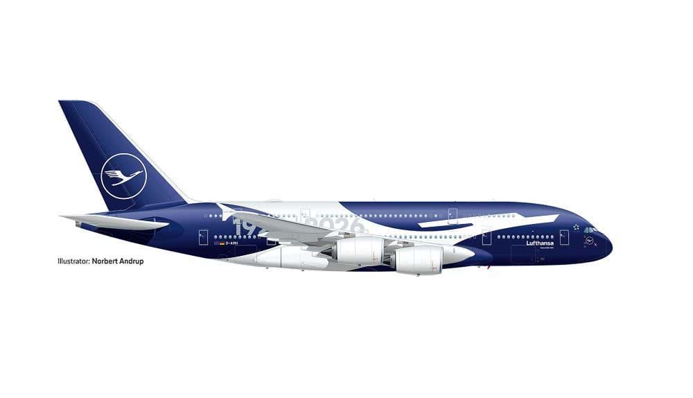 Bild von Vorbestellung Lufthansa Airbus A380 "100 Jahre" (1:500) (NH07/08.2026)