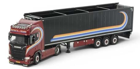 Picture of Patrick van der Mark Scania NGR Highline Schubbodenauflieger (Metall / 1:50)