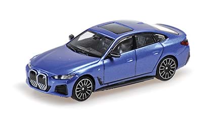 Bild von Vorbestellung BMW I4 M50 -2022- -matt blau-metallic- -1:87- ***Messe Neuheit 2024***
