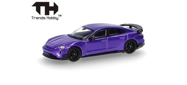 Bild von Vorbestellung Porsche Taycan Turbo GT - lila -Trends Hobby/Herpa- (--1:64--) (Sept./Okt. 2026)