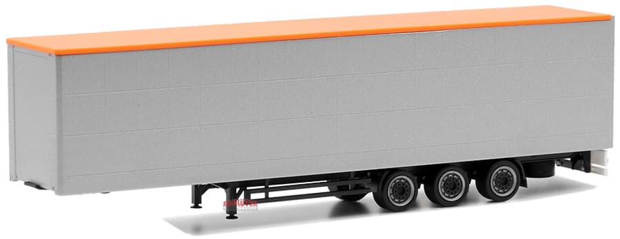 Picture of Megatrailer GardPL Aufl. 3achs (silber lackiert + Chassis schwarz, Dach orange)    -- Restposten, geringe Stückzahl --