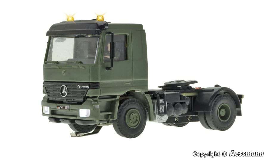 Picture of MB ACTROS 2-achs Sattelschlepper mit Rundumleuchten, Militär, Funktionsmodell -CARmotion-