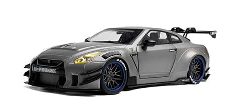 Bild von Nissan GT-R (R35) -silber- -1:18- -Solido- 