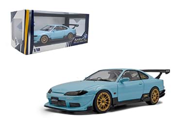 Bild von Nissan Silvia (S15) b. -blau- -1:18- -Solido- 
