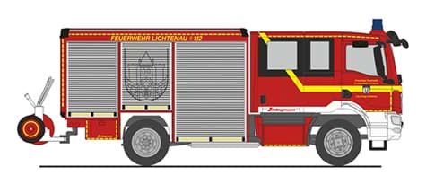 Picture of Vorbestellung Feuerwehr Lichtenau Schlingmann Varus MAN HLF ***Neuheit 07_08_2026***