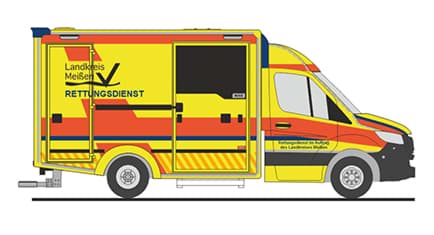 Picture of Vorbestellung Rettungsdienst Landkreis Meißen WAS Design- RTW ´18 ***Neuheit 07_08_2026***