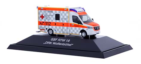 Bild von DRK Wolfenbüttel GSF RTW ´18 -Einsatzserie 1:8  -Einsatzserie 1:87-
