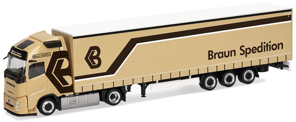 Bild von VORBESTELLUNG Braun Spedition, Volvo FH Aero GL XL svsp. Megatrailer GardPlAufl. (A)  (NH11/12.2026)