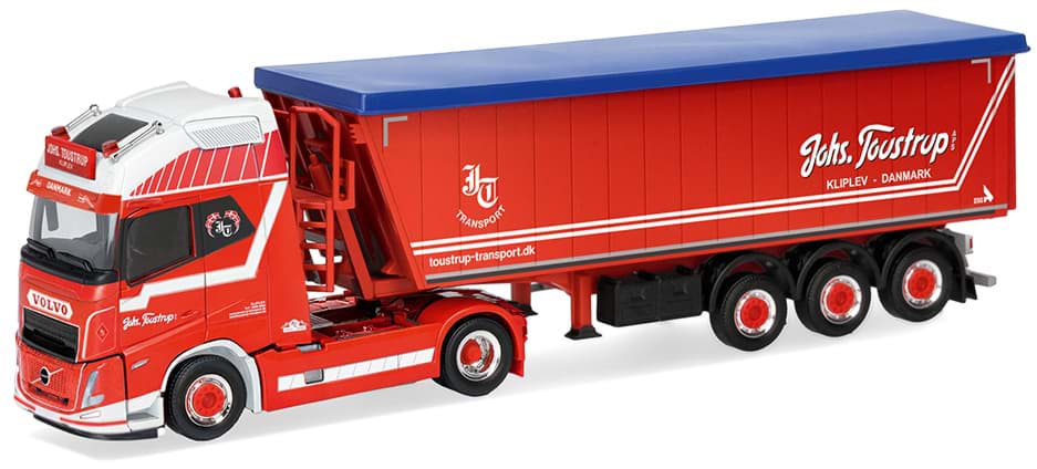 Bild von VORBESTELLUNG Johs. Toustrup, Volvo FH Aero GL XL vvsp. Kempf KippAufl. (DK) -PREMIUM-  (NH11/12.2026)