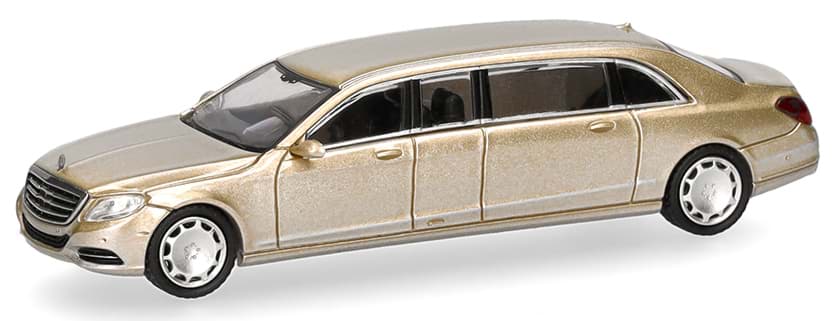 Bild von Vorbestellung MB S600 Pullmann (W221), champagnergold -MicroCity-  (NH11/12.2026)