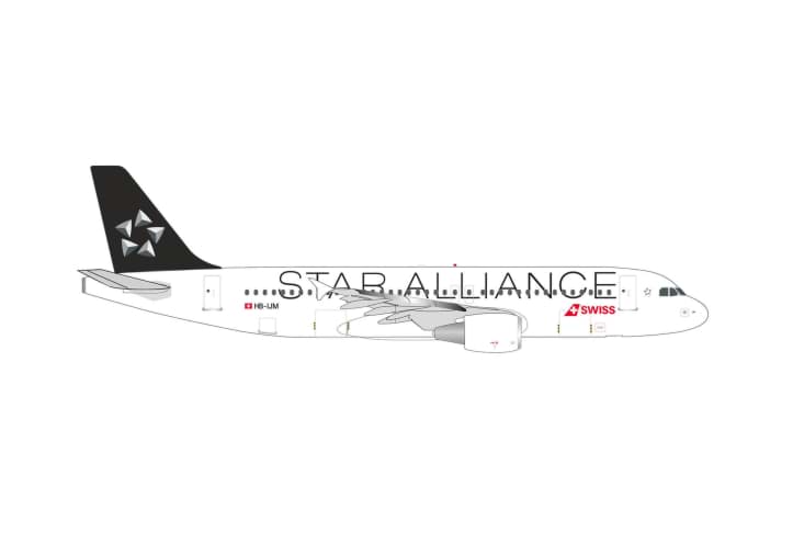 Bild von Vorbestellung Swiss International Air Lines Airbus A320 "Star Alliance" (1:500)  (NH09/10.2026)