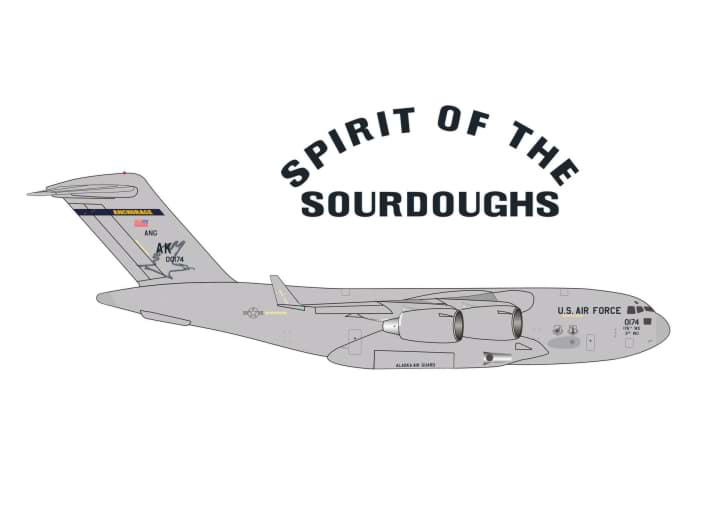 Bild von Vorbestellung U.S. Air Force Boeing C-17A Globemaster III - Alaska ANG 517th Airlift Sqn (1:500)  (NH09/10.2026)