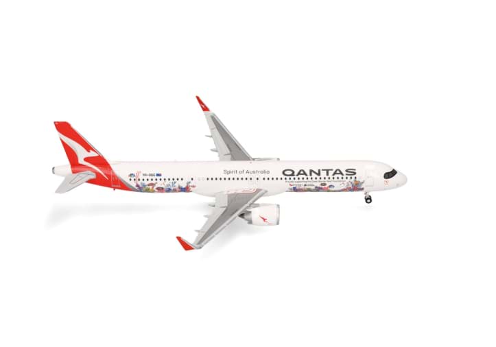 Bild von Vorbestellung Qantas Airbus A321XLR - Great Barrier Reef livery (1:200)  (NH09/10.2026)