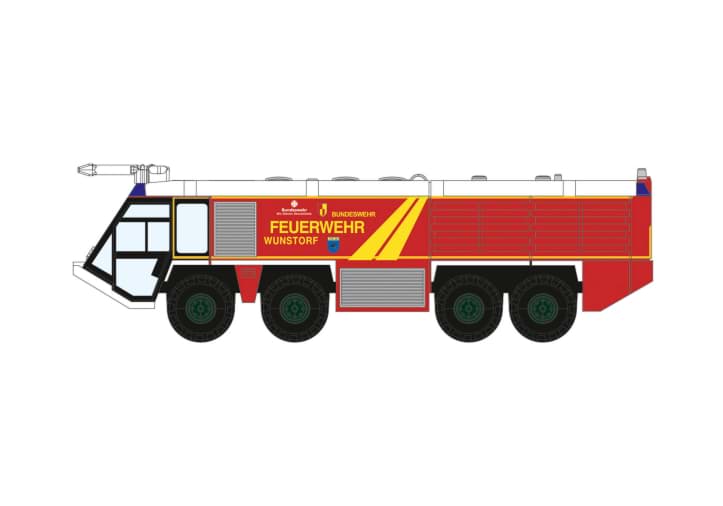 Picture of Vorbestellung Bundeswehrfeuerwehr Airport Fire Engine - LTG 62 Wunstorf (1:200)  (NH09/10.2026)