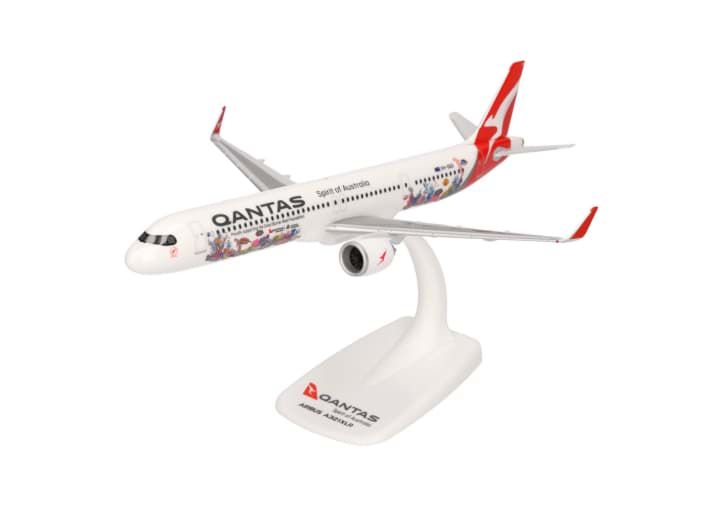 Bild von Vorbestellung Qantas Airbus A321XLR - Great Barrier Reef livery (1:200) -SnapFit-  (NH09/10.2026)