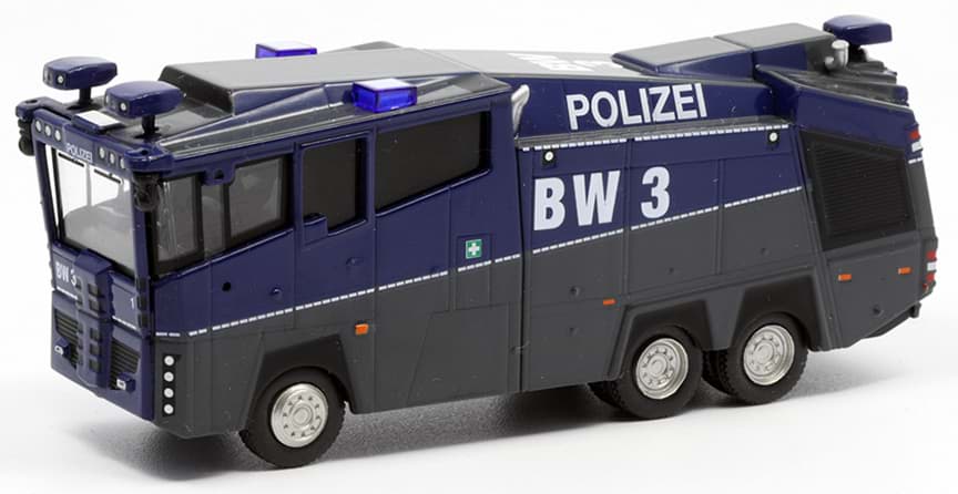 Bild von Bereitschaftspolizei Baden-Württember "BW 3", Actros  Wasserwerfer 10000 (PCX871610)  -- sehr geringe Stückzahl --