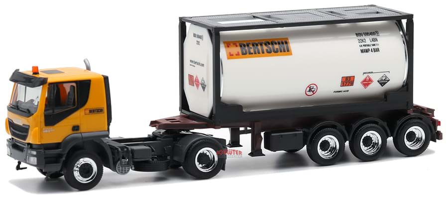 Bild von Bertschi, Iveco Stralis 20ft. Tankcont. Aufl. (CH) 