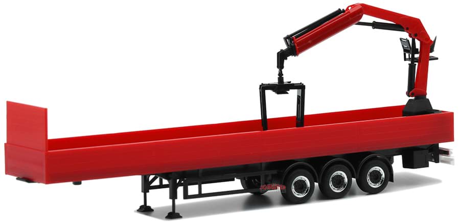 Bild von Medi EuroPritschen Aufl. mit Ladekran (Pritsche rot,  Chassis schwarz)