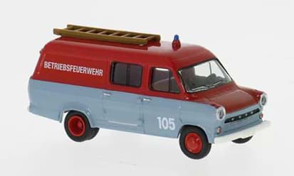 Picture of Betriebsfeuerwehr Blaugraue Spedition Ford Transit 1970 ***Messemodell Dortmund****