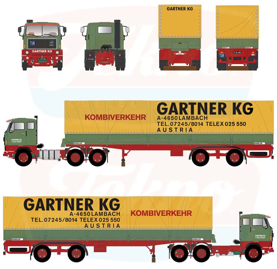 Picture of Vorbestellung Gartner KG, Volvo F89 PlAufl. (Metall 1:50 / 4. Quartal 2027)