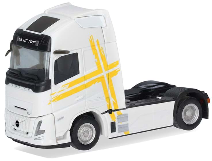 Picture of VORBESTELLUNG Volvo FH Aero GL XL Electric Zugm. 2achs vvsp. "Schwedenkreuz", weiß  (NH01/02.2027)
