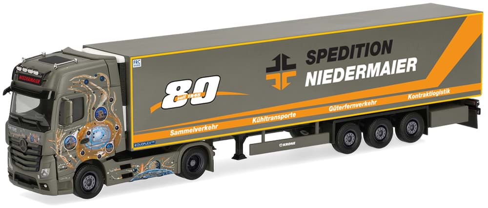 Picture of VORBESTELLUNG Niedermaier "80 Jahre", Actros 18 L GigaSpace vvsp. EuroKüKoAufl. -PREMIUM-  (NH01/02.2027)