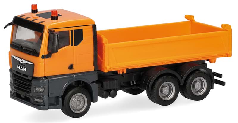 Picture of Vorbestellung MAN TGX GN Kipp-LKW 3achs, kommunalorange (NH01/02.2027)