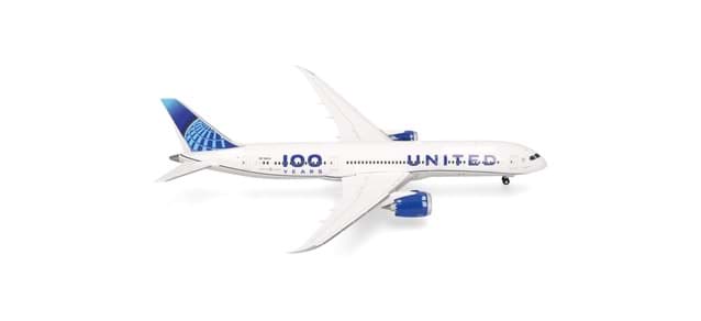 Bild von Vorbestellung United Airlines Boeing 787-9 Dreamliner "100 Years" (1:200)  (NH11/12.2026)