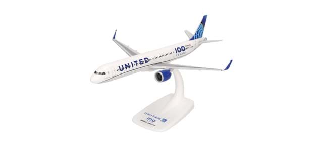 Bild von Vorbestellung United Airlines Airbus A321neo "100 Years" (1:200)   -Snap-Fit-  (NH11/12.2026)